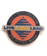 DECA Delta Epsilon Chi Live Learn Lead 2009 2010 Member Enamel Pin Educa... - $237.43 MXN