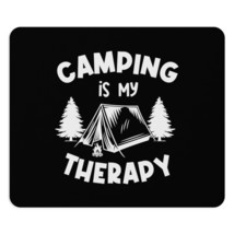 Custom Mouse Pad - Personalized Desk Accessory - Camping Is My Therapy Design -  - £14.08 GBP