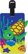 Luggage Tag Sea Turtle Identification Label Suitcase Backpack ID Travel Charm - £9.29 GBP