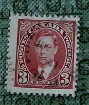 Nice Vintage Used Canada 3 Cents Stamp - Gdc - Nice Collectible Postage Stamp - £2.31 GBP