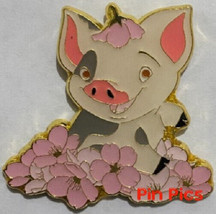 Disney Moana Pig Pua Princess Cherry Blossoms Sidekicks Pin - £9.49 GBP