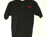 COCA-COLA Merchandiser Employee Uniform Polo Shirt Black Size XL NEW - $25.49