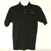 COCA-COLA Merchandiser Employee Uniform Polo Shirt Black Size XL NEW - £20.14 GBP