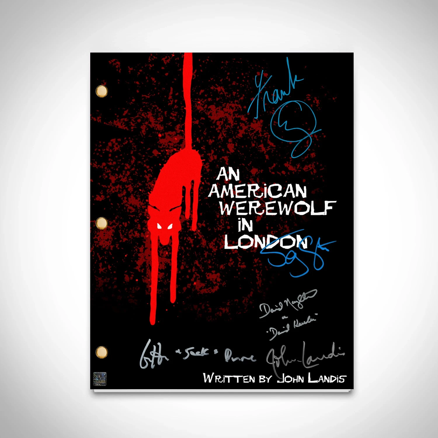 An American Werewolf in London Script Limited Signature Edition - $120.73
