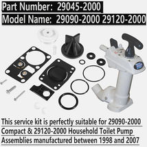 OEM Jabsco 29045-2000 Marine Manual Toilet Service Kit (1998 to 2007) - $54.45