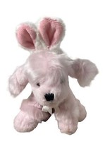 Ganz Soft Spots Pink Poodle Puppy with Bunny Ears Small Plush  6 in NO sound - $13.86