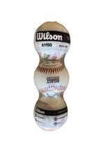 3 Pack Wilson Baseball A1150 Approved for Youth League Play Backyard 9in.  - £11.04 GBP