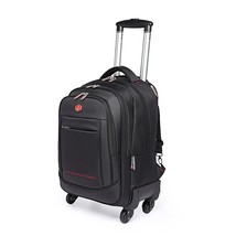 Letrend Rolling Luggage Spinner Backpack Shoulder Travel Bag High Capacity Suitc - £244.08 GBP