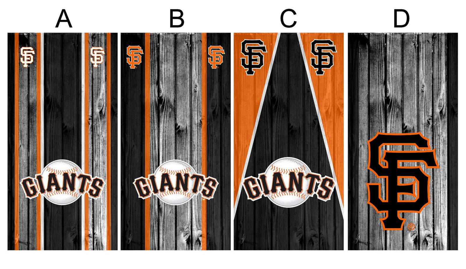Cornhole Board Vinyl Wrap Giants - sold individually