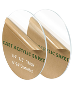 2 Pieces 1/4&quot; round Plexiglass Sheet, 6 Inch Diameter Clear Acrylic Circ... - €12,27 EUR