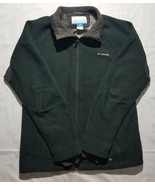 Columbia Omni-Heat Silver Lined Black Fleece Sweater Jacket Womens M Ful... - $43.46 CAD