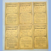 LOT 1930 antique REPORT CARD finney LOWER CHICHESTER PA - £30.82 GBP