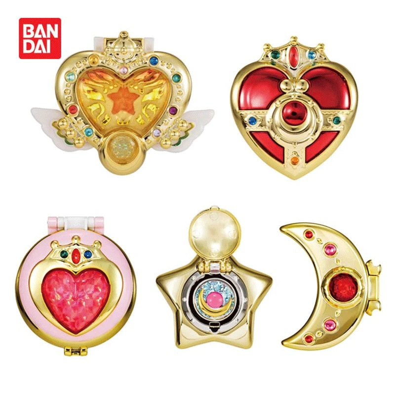 Bandai Genuine Capsule Toy Sailor Moon Transformer Mini Makeup Mirror Action - £25.43 GBP+