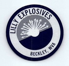 Charcoal Mining Helmet Sticker Lilly Explosives Beckley West Virginia-
show o... - $29.57