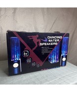 LILENG-301 Dancing Water Speakers LED Light Blue Base New in Box - $25.15