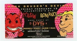 Devious Card Sunset Strip Hollywood Get Lucky Friday 13 Valentine Single... - £14.02 GBP