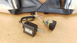 97-02 Mitsubishi Montero Pajero Sport JDM Chrome Heated Power Fold Mirrors L&R image 4