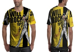 Freddie Mercury WE WILL ROCK YOU  Mens Printed T-Shirt Tee - $14.53+