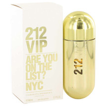 212 Vip by Carolina Herrera Eau De Parfum Spray 2.7 oz for Women - $75.08