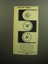 1958 Howard Miller Chronopak Clocks by George Nelson Advertisement - £14.78 GBP