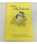 vintage Hi Brow silly sentiments stationery flirtatious fantasies paper  - $19.75