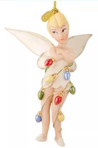 Lenox Disney 2016 Tinkerbell Ornament Figurine Annual All Wrapped Up Fai... - £97.75 GBP