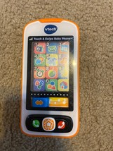 VTech Touch and Swipe Baby Cell Phone Toy Orange 6-36 Months - £11.16 GBP
