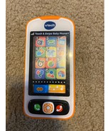 VTech Touch and Swipe Baby Cell Phone Toy Orange 6-36 Months - £10.99 GBP