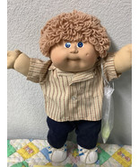 VTG Cabbage Patch Kid Boy Champagne Hair Blue Eyes Head Mold #8 1985 - $255.00