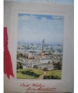 Vintage Holiday Card “Best Wishes from Lucknow-Christmas Greetings and a... - £11.80 GBP