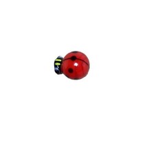 Ganz Miniature  Red Art Glass Ladybug  Animal Figurine 1/2 inch - £6.21 GBP