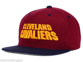 Cleveland Cavaliers Mitchell &amp; Ness NY76Z Flat Brim Snapback Basketball ... - $22.75