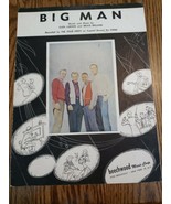 THE FOUR PREPS &quot;Big Man&quot; in color Vintage Sheet Music - £14.69 GBP