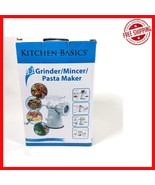 Compact Stainless Steel Meat Grinder, Sausage Stuffer &amp; Pasta Maker - 3 ... - $26.72