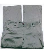 Lane Bryant Women&#39;s Dress Pants Size 3 Gray Herringbone Flare Leg Stretch - $27.72