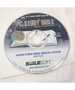 PC Study Bible Biblesoft V3 CD Thayer&#39;s New Greek-English Lexicon Data f... - €24,25 EUR
