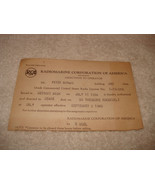 1940 RCA Radiomarine operator Radio license USS Theodore Roosevelt - $936.77 MXN