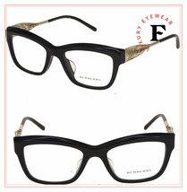 BURBERRY BE2211F Gabardine Lace Black Gold Eyeglasses RX Optical Frame 5... - $103.26
