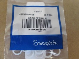 *10 Pack* Swagelok T-8M4-1 Back Ferrule for 8mm Tube Fitting R1MCH0150S - £17.92 GBP