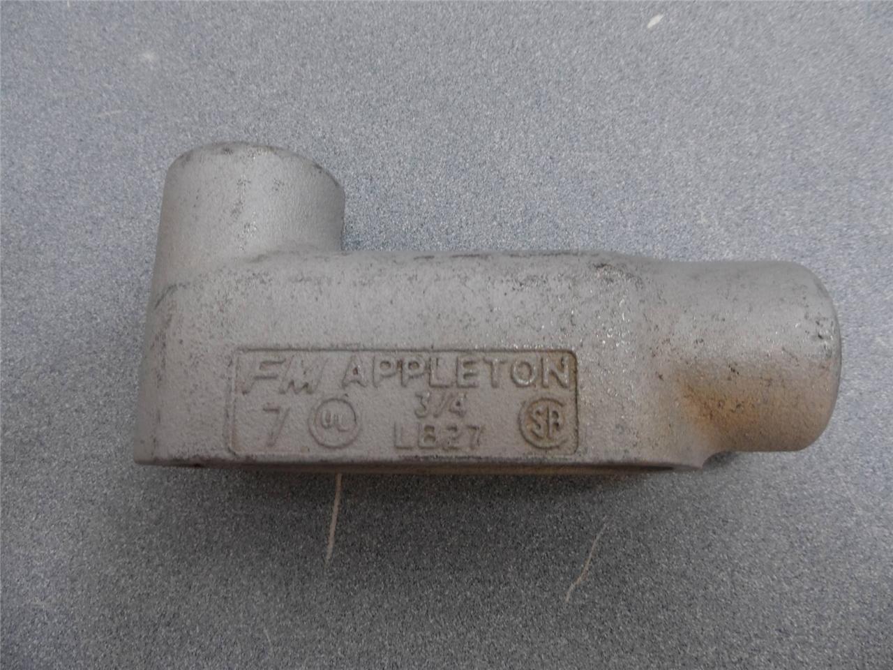 Appleton FM7 3/4&quot; LB27 Conduit Body No Cover - $7.68