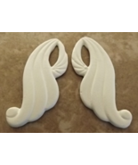 M1 - 2 pair Ceramic Bisque Earrings or Pendants Ready to Paint, Unpainted* - $41.27 MXN