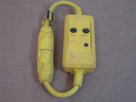 Hubbell  GFP4C15A  Class A Portable Ground Fault Circuit Interrupter 120... - $11.64