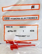 ITT POMONA ELECTRONICS 4176-22 MINI GRABBER MINIGRABBER, TEST CLIP FOR M... - $12.07