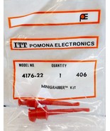 ITT POMONA ELECTRONICS 4176-22 MINI GRABBER MINIGRABBER, TEST CLIP FOR M... - $12.07