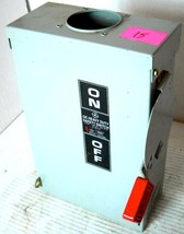 GENERAL ELECTRIC GE THN3361R SAFETY SWITCH, DISCONNECT SWITCH, FUSIBLE H... - $37.25