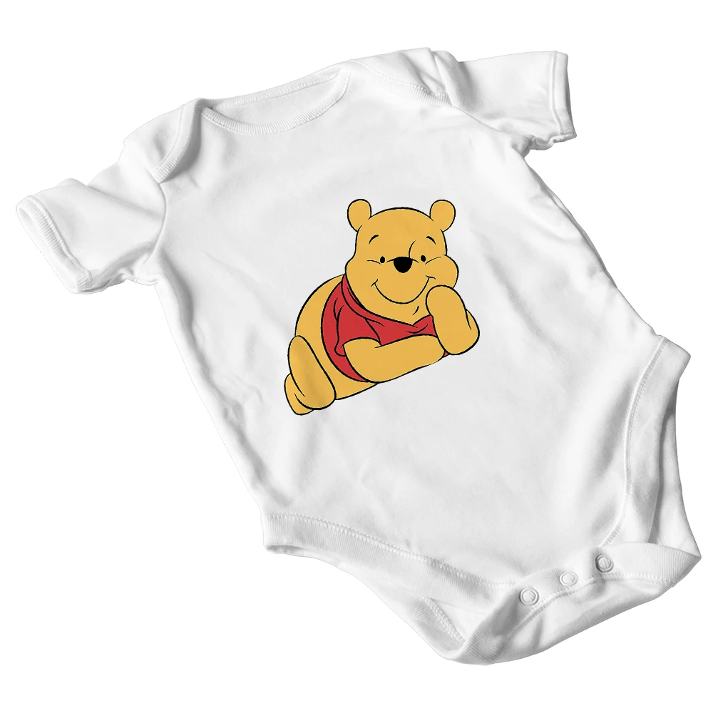 Pooh  Print  Cute Newborn Baby Rompers  Winnie the Pooh Baby Girl Clothes Haraju - £33.89 GBP