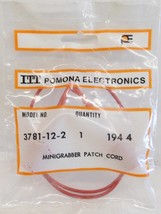 ITT POMONA ELECTRONICS 3781-12-2 MINIGRABBER TEST CLIP PATCH CORD, 12&quot; I... - $8.19