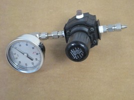 Norgren R73G-2AK-RMG  1/4&quot; Pressure Regulator w/Ashcroft Pressure Gauge - $21.73