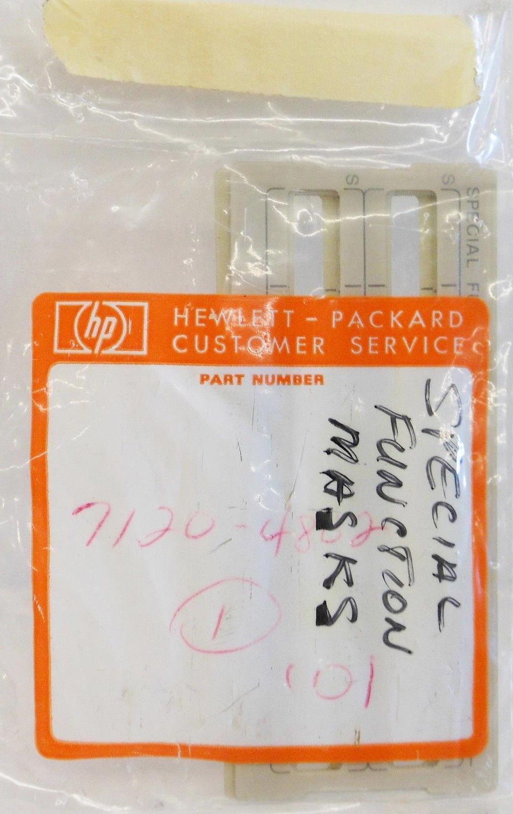 *PACK OF 5* HEWLETT PACKARD 7120-4802 SPECIAL FUNCTION KEY MASKS OVERLAYS FOR 9 - £15.56 GBP