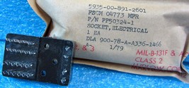 PP50324-1 ELECTRICAL SOCKET, PLUG SOCKET, NSN # 5935-00-891-2601 - NEW - $13.13